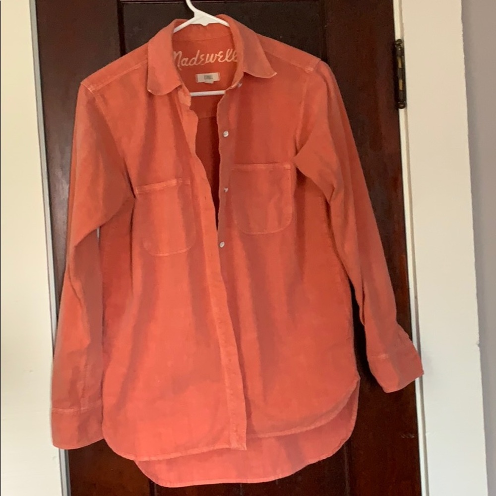 Madewell salmon button down